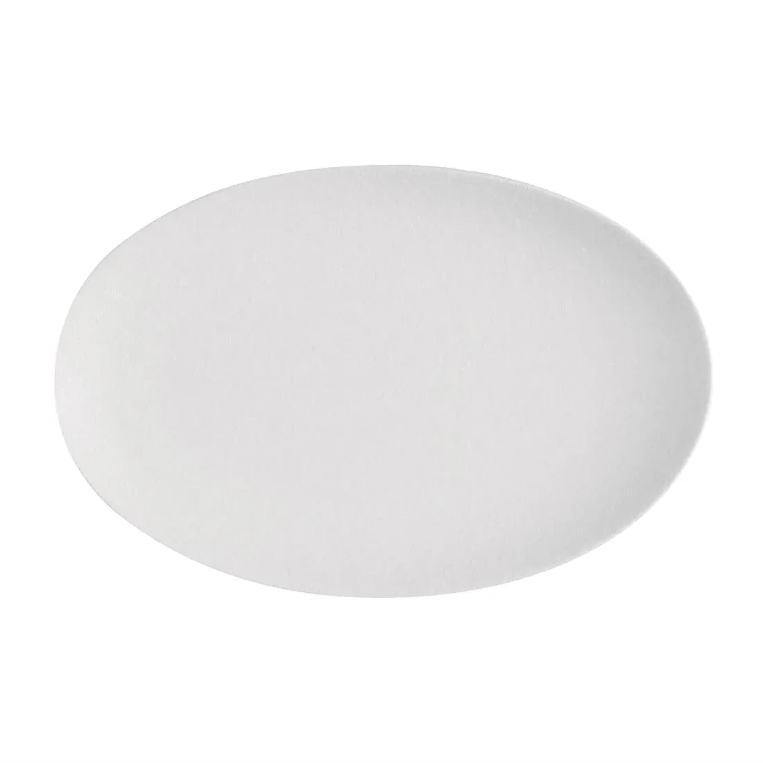 FD015 Olympia Salina Oval Plates 250mm (Pack of 4) - JD Catering Equipment Solutions Ltd