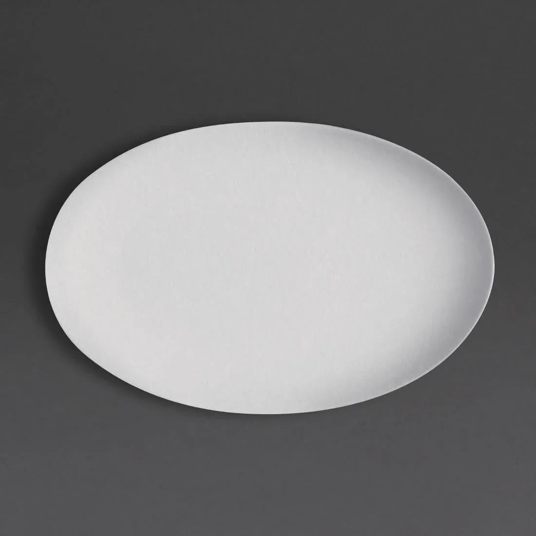 FD015 Olympia Salina Oval Plates 250mm (Pack of 4) - JD Catering Equipment Solutions Ltd