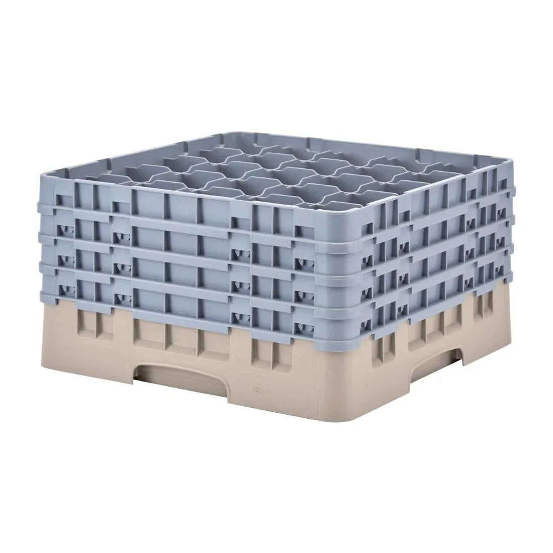 FD073 Cambro Camrack Beige 25 Compartments Max Glass Height 238mm - JD Catering Equipment Solutions Ltd