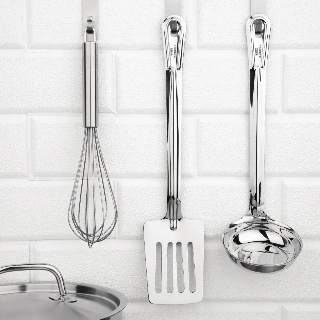 FD198 Nisbets Essentials Slotted Spatula 13'' - JD Catering Equipment Solutions Ltd