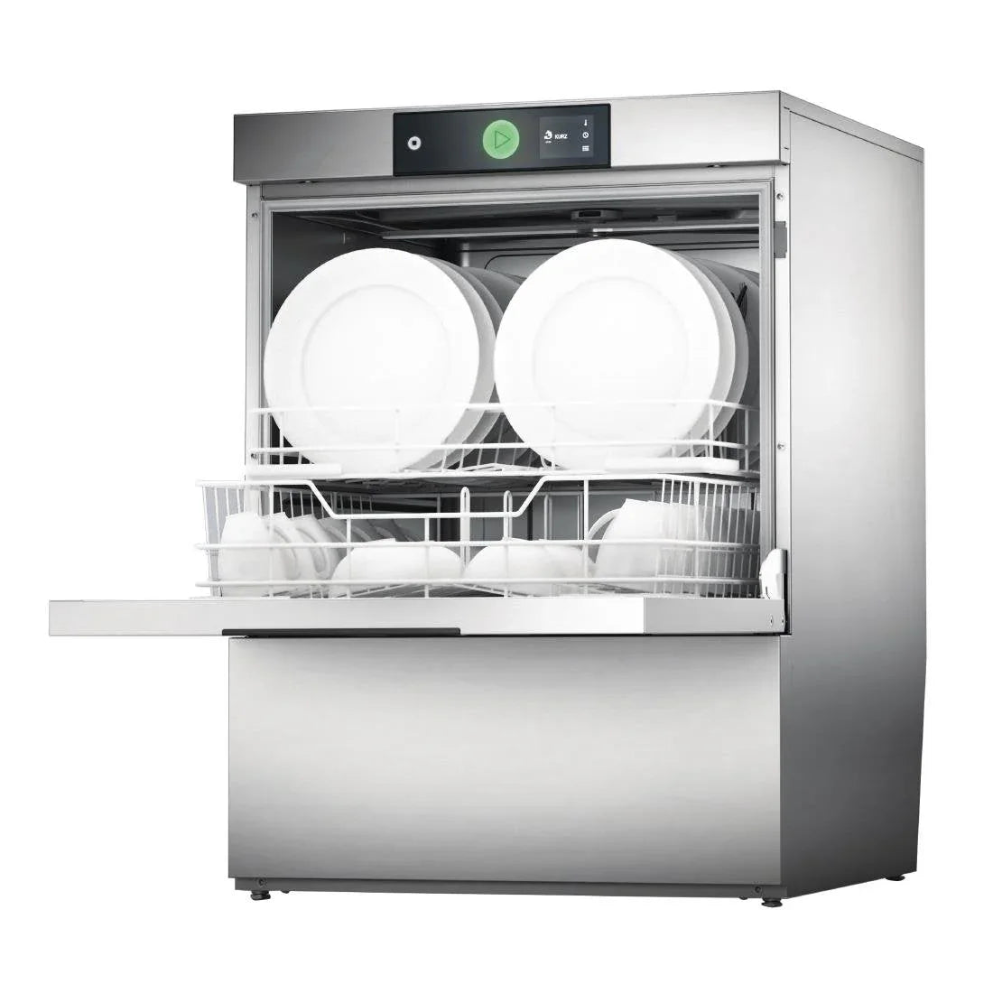 FD250 Hobart Double Basket Undercounter Dishwasher with Water Softener Care-10B - JD Catering Equipment Solutions Ltd