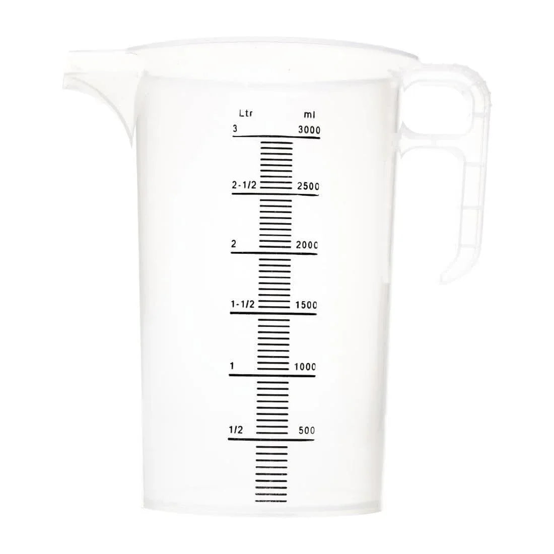 FD328 Pro-Measures Polypropylene Measuring Jug 3Ltr - JD Catering Equipment Solutions Ltd