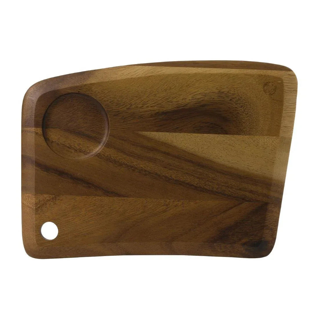 FD801 Churchill Alchemy Wood Medium Geo Deli Board 289x206mm (Pack of 4) - JD Catering Equipment Solutions Ltd