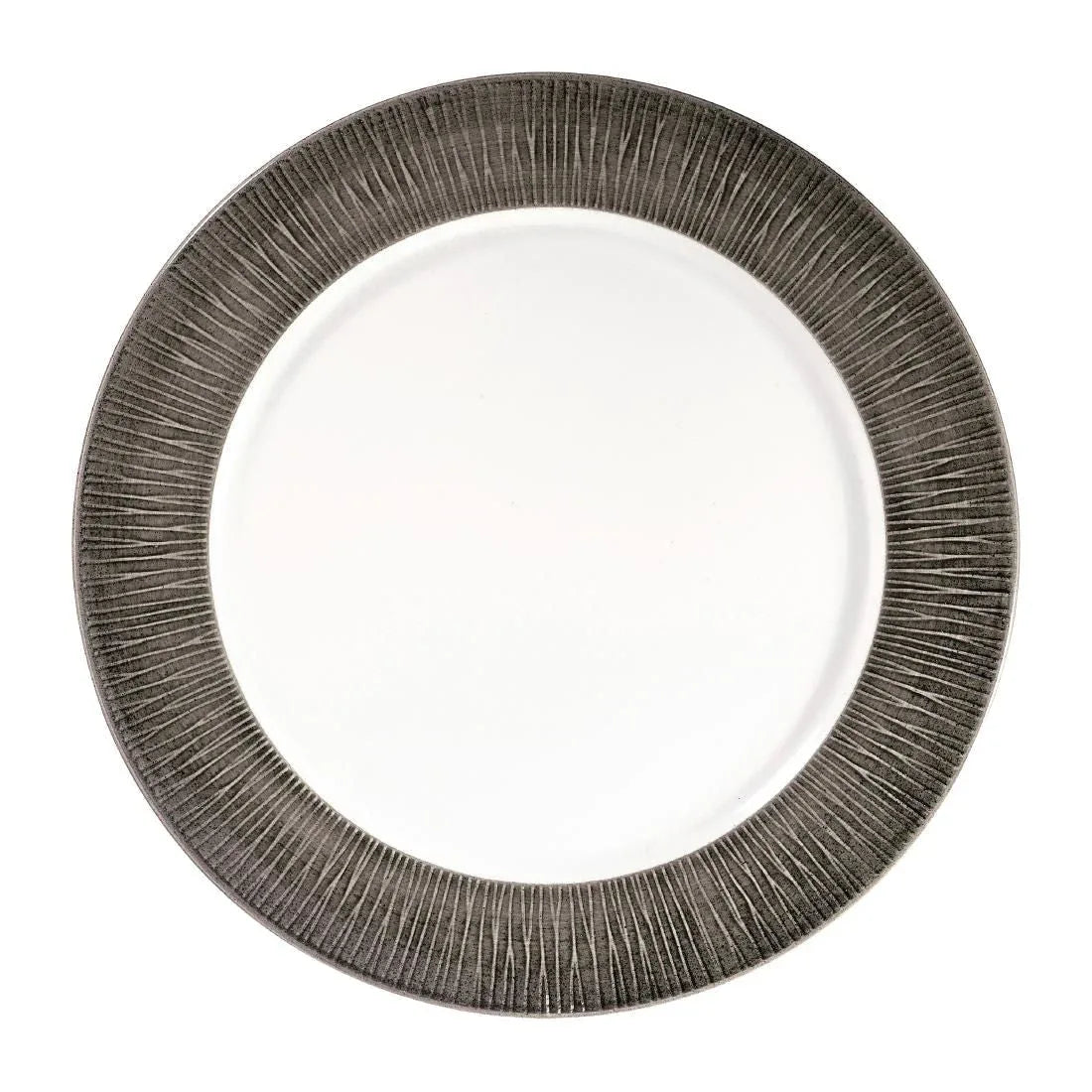 FD810 Churchill Bamboo Spinwash Footed Plates Dusk 305mm (Pack of 12) - JD Catering Equipment Solutions Ltd
