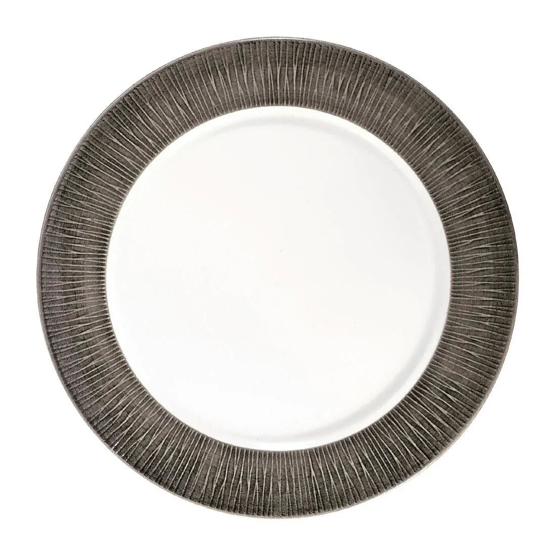 FD811 Churchill Bamboo Spinwash Footed Plates Dusk 234mm (Pack of 12) - JD Catering Equipment Solutions Ltd