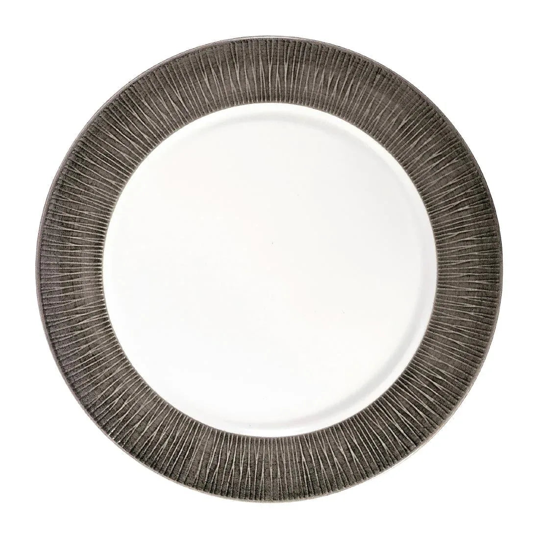 FD811 Churchill Bamboo Spinwash Footed Plates Dusk 234mm (Pack of 12) - JD Catering Equipment Solutions Ltd