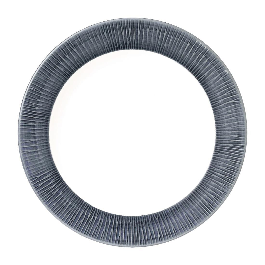 FD812 Churchill Bamboo Spinwash Footed Plates Mist 260mm (Pack of 12) JD Catering Equipment Solutions Ltd