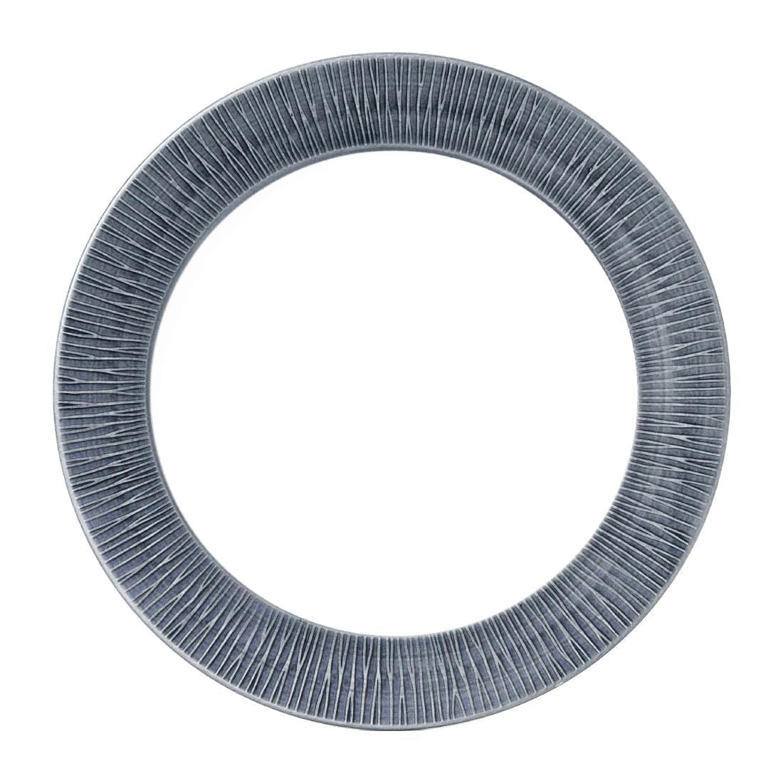 FD813 Churchill Bamboo Spinwash Footed Plates Mist 305mm (Pack of 12) JD Catering Equipment Solutions Ltd