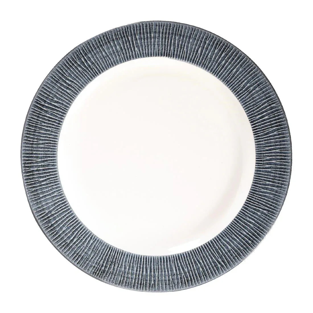 FD814 Churchill Bamboo Spinwash Footed Plates Mist 234mm (Pack of 12) - JD Catering Equipment Solutions Ltd