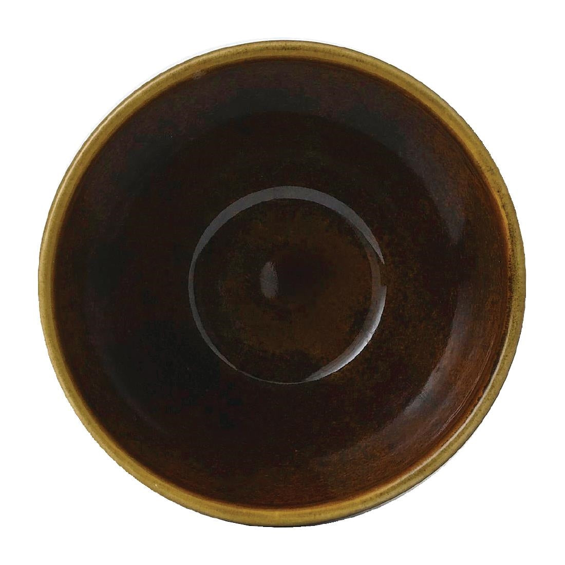 FD817 Churchill Nourish Black Onyx Two Tone Contour Deep Bowl 8oz (Box 12) (Direct) JD Catering Equipment Solutions Ltd