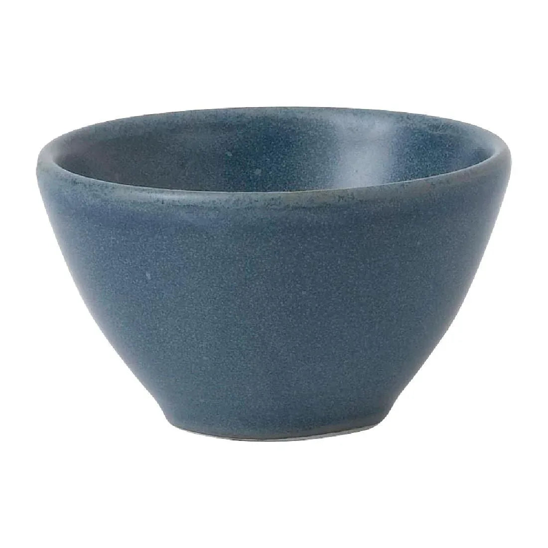 FD826 Churchill Nourish Oslo Blue Contour Dip Pot 2oz (Box 12) (Direct) - JD Catering Equipment Solutions Ltd