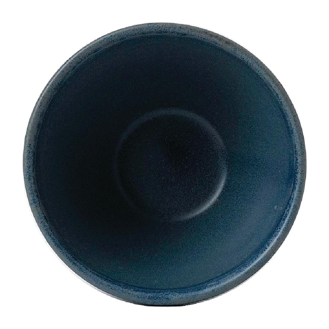 FD827 Churchill Nourish Oslo Blue Contour Dip Pot 4oz (Box 12) (Direct) JD Catering Equipment Solutions Ltd