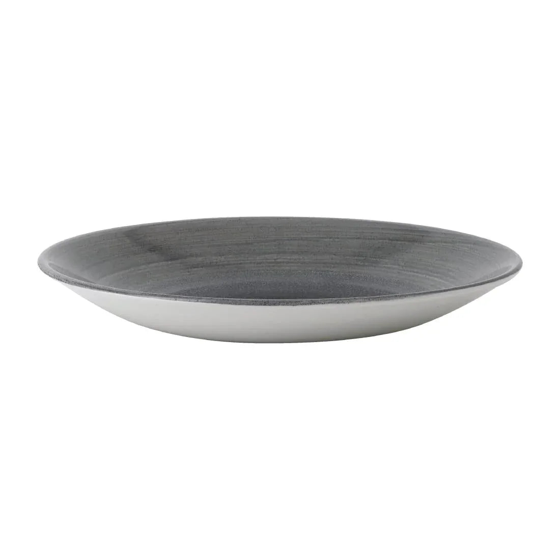 FD854 Churchill Stonecast Aqueous Deep Coupe Plates Grey 239mm (Pack of 12) - JD Catering Equipment Solutions Ltd