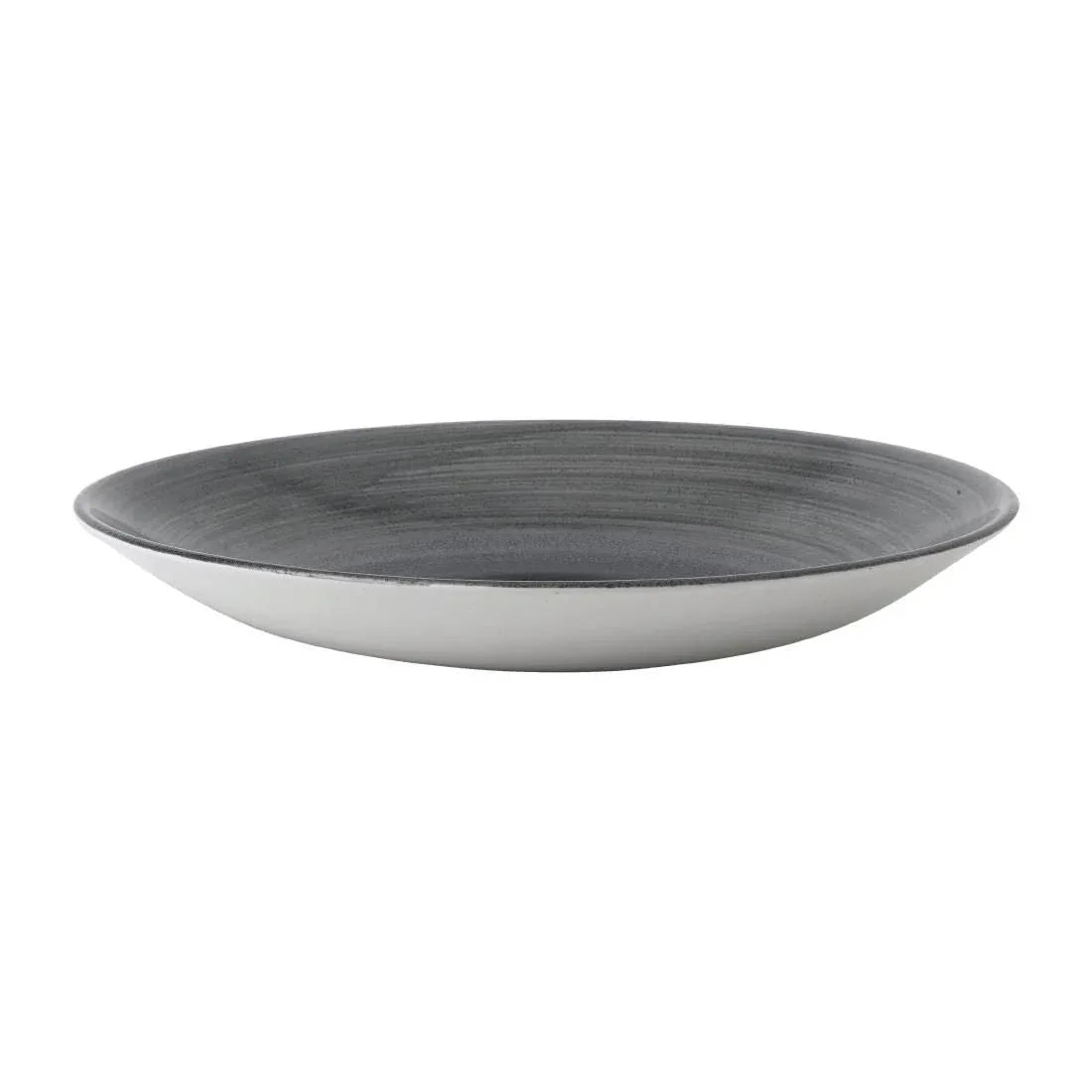 FD855 Churchill Stonecast Aqueous Deep Coupe Plates Grey 279mm (Pack of 12) - JD Catering Equipment Solutions Ltd