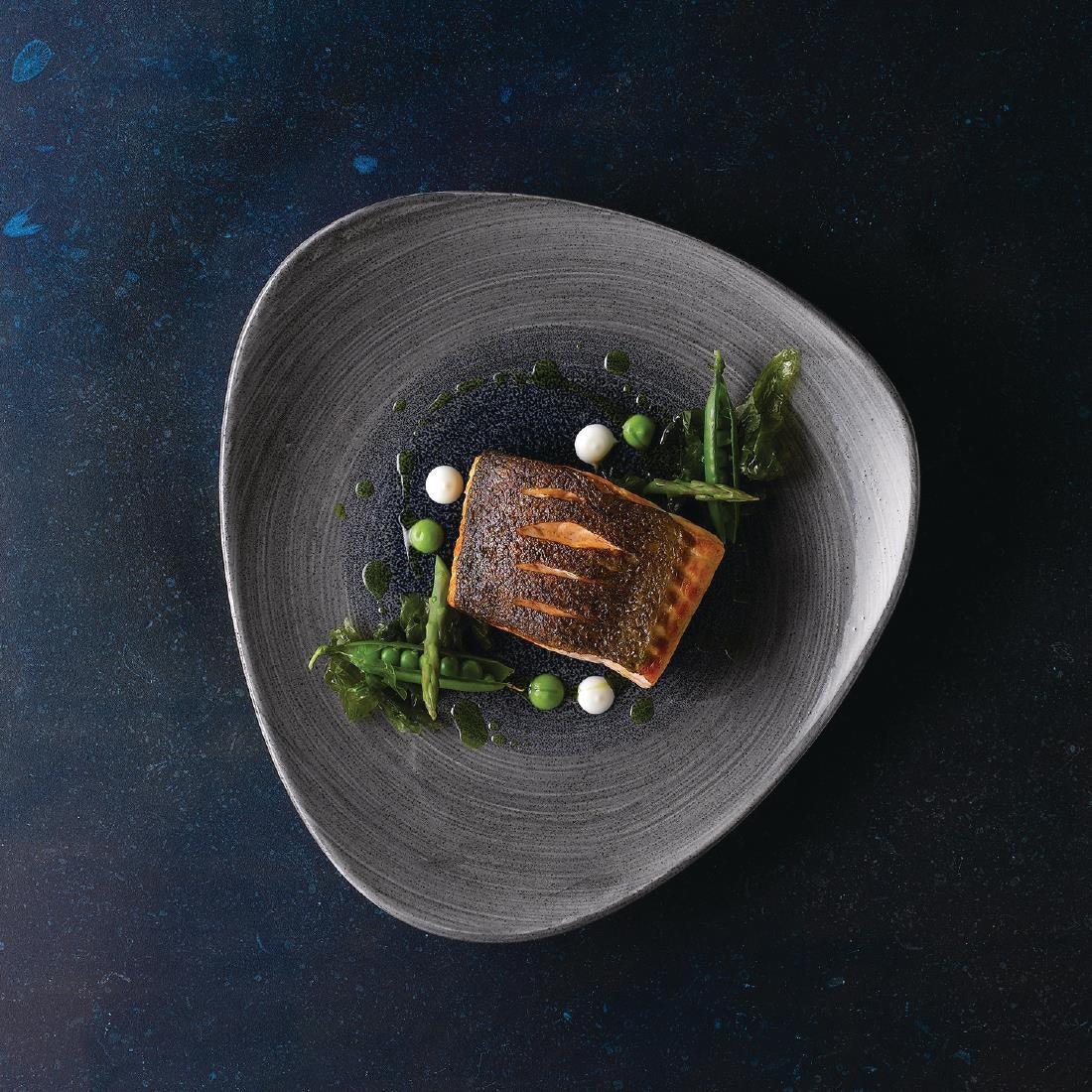 FD857 Churchill Stonecast Aqueous Lotus Plates Grey 305mm (Pack of 6) - JD Catering Equipment Solutions Ltd