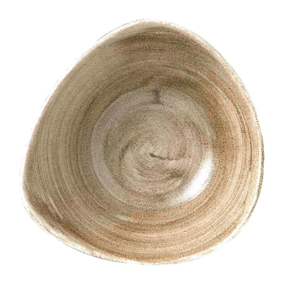 FD864 Churchill Stonecast Patina Lotus Bowl Antique Taupe 178mm (Pack of 12) - JD Catering Equipment Solutions Ltd