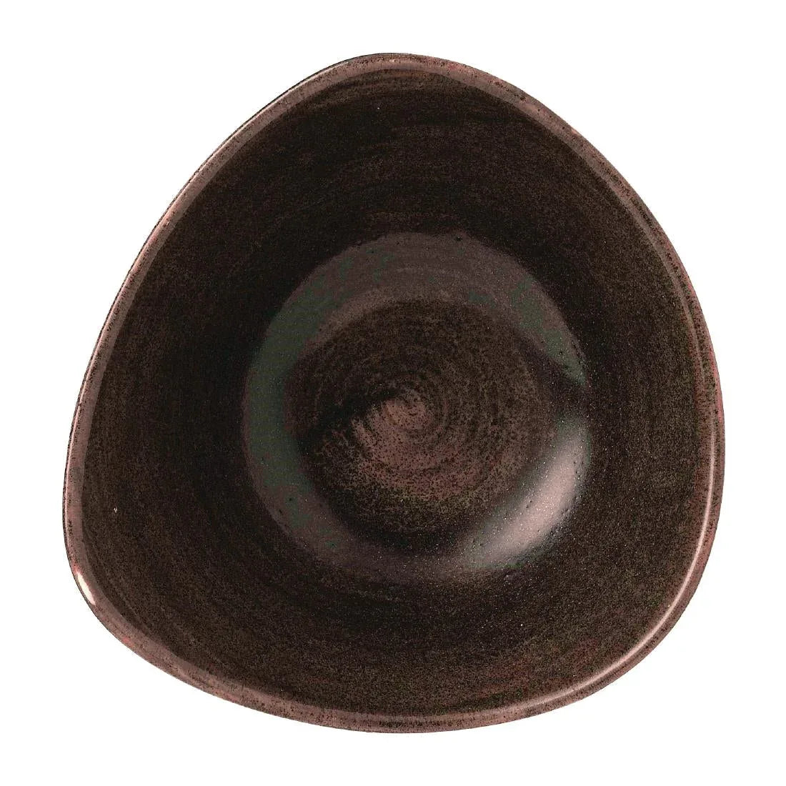 FD870 Churchill Stonecast Patina Lotus Bowl Iron Black 178mm (Pack of 12) - JD Catering Equipment Solutions Ltd