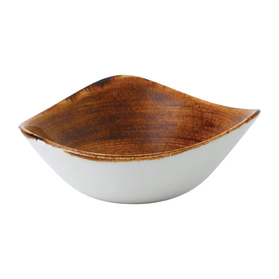 FD873 Churchill Stonecast Patina Lotus Bowl Vintage Copper 178mm (Pack of 12) - JD Catering Equipment Solutions Ltd