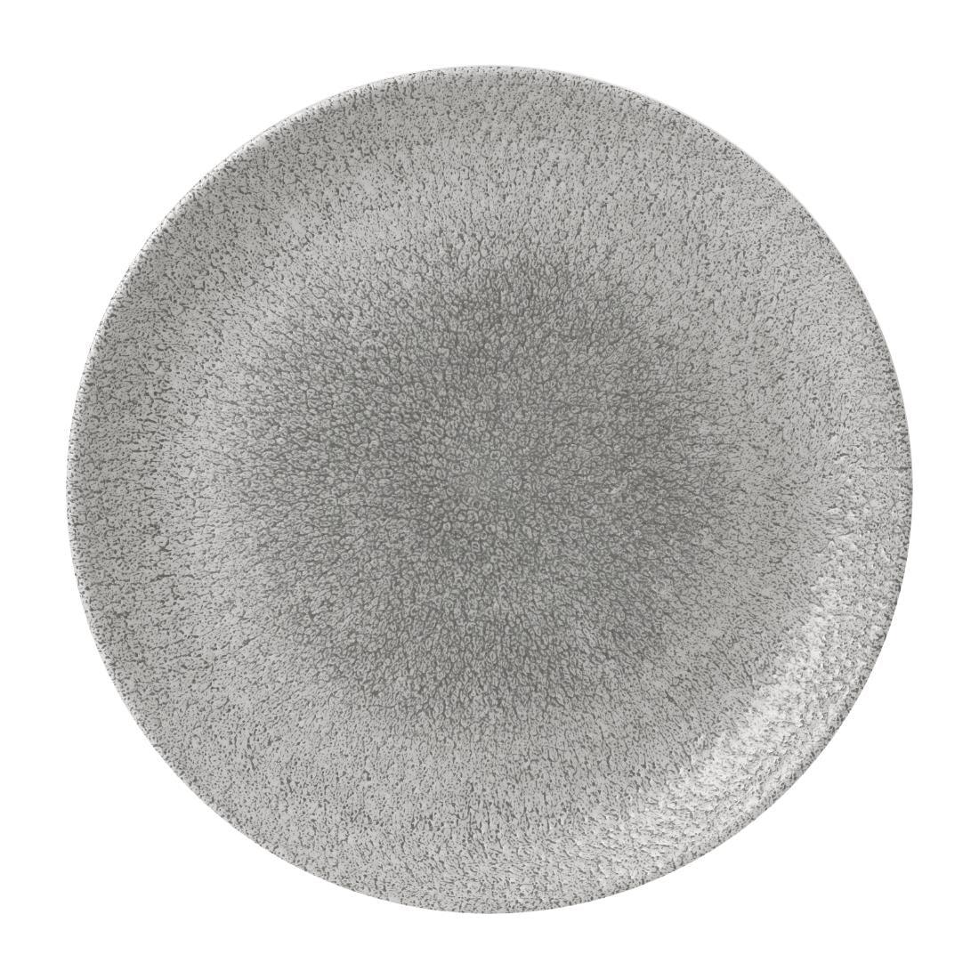 FD876 Churchill RakuEvolve Coupe Plates Jasper Grey 286mm (Pack of 12) - JD Catering Equipment Solutions Ltd