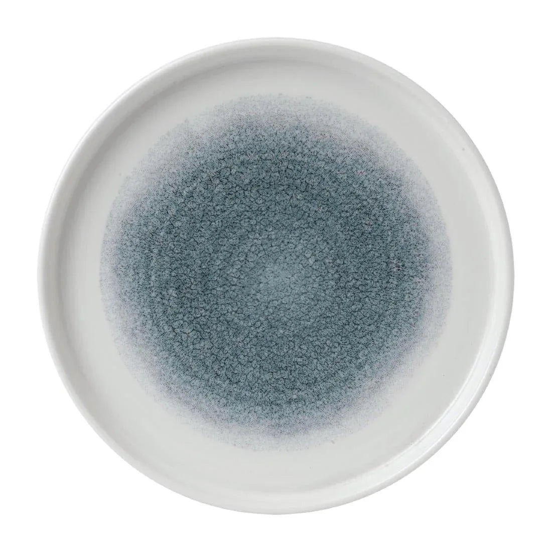 FD886 Churchill Raku Walled Plates Topaz Blue 218mm(Pack of 6) - JD Catering Equipment Solutions Ltd