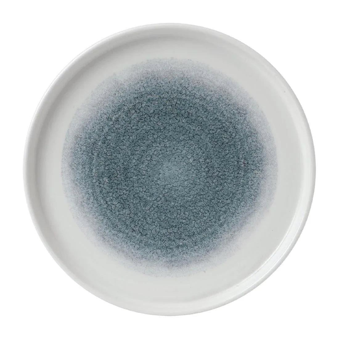 FD886 Churchill Raku Walled Plates Topaz Blue 218mm(Pack of 6) - JD Catering Equipment Solutions Ltd