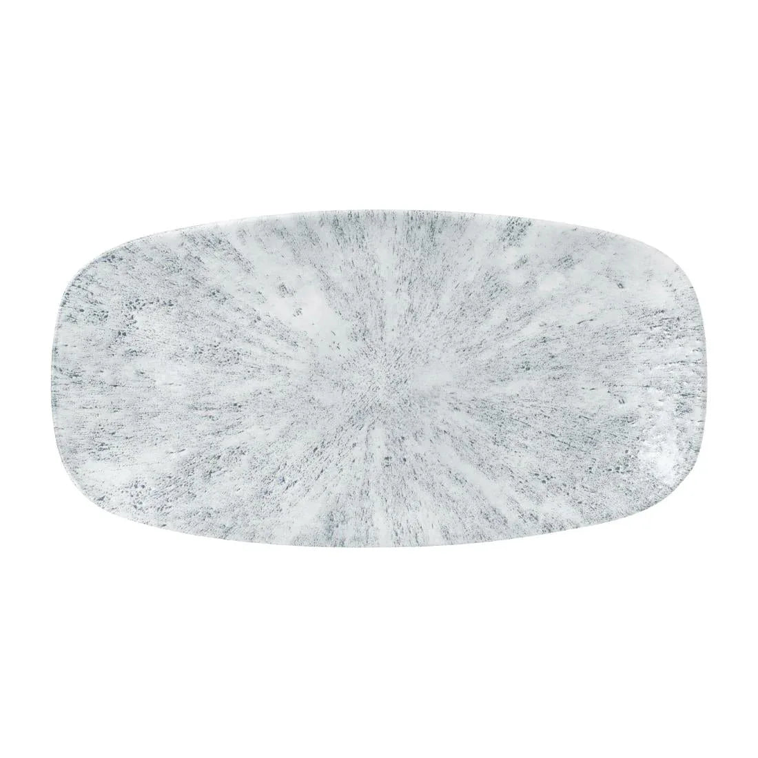 FD894 Churchill Stone Oblong Plates Pearl Grey 298x152mm (Pack of 12) - JD Catering Equipment Solutions Ltd