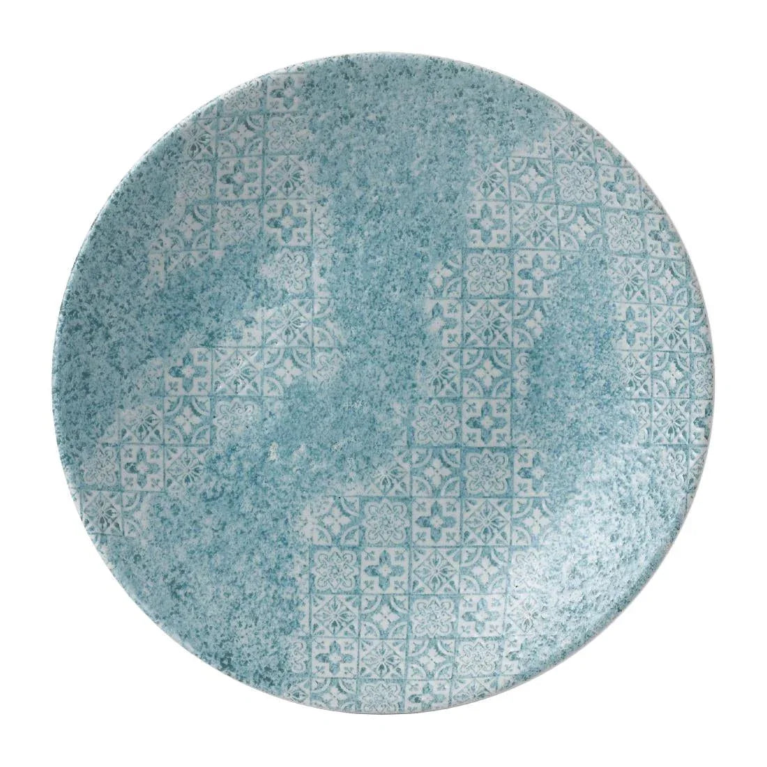 FD896 Churchill Med Tiles Deep Coupe Plates Aquamarine 239mm (Pack of 12) - JD Catering Equipment Solutions Ltd