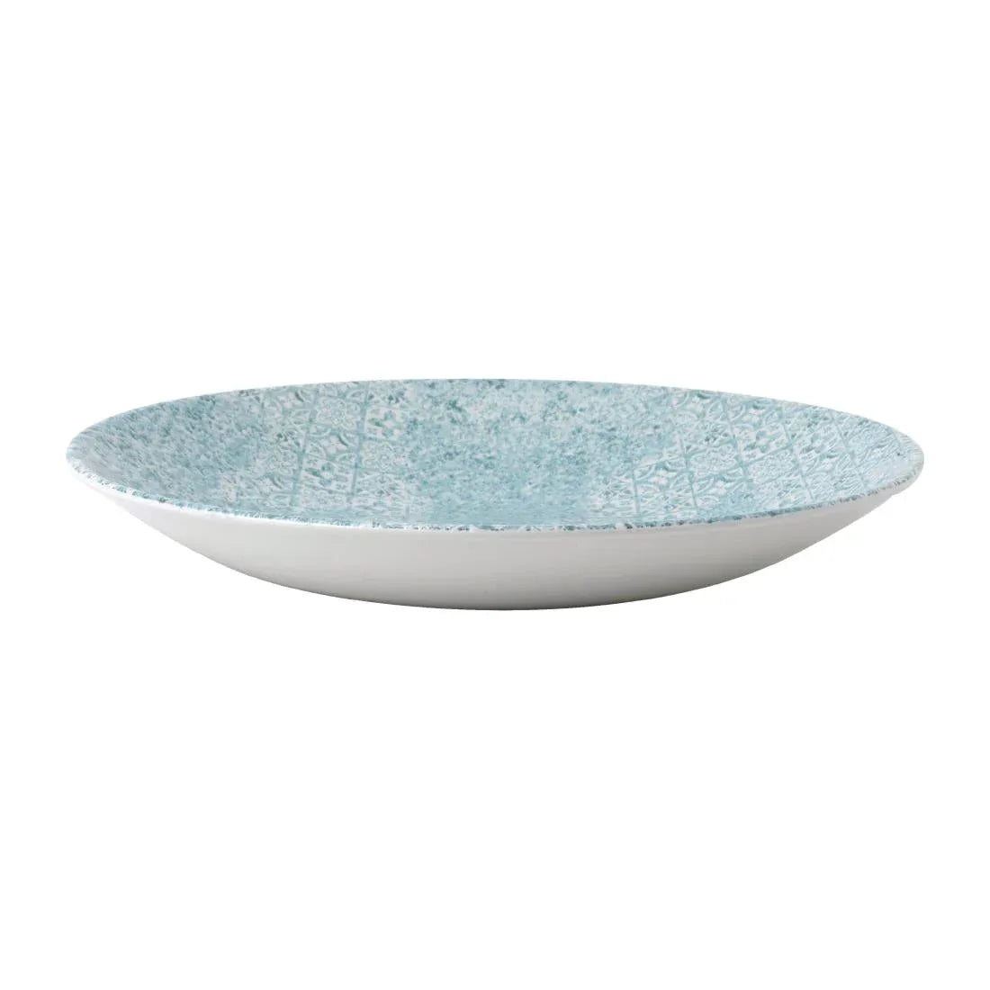 FD897 Churchill Med Tiles Deep Coupe Plates Aquamarine 279mm (Pack of 12) - JD Catering Equipment Solutions Ltd