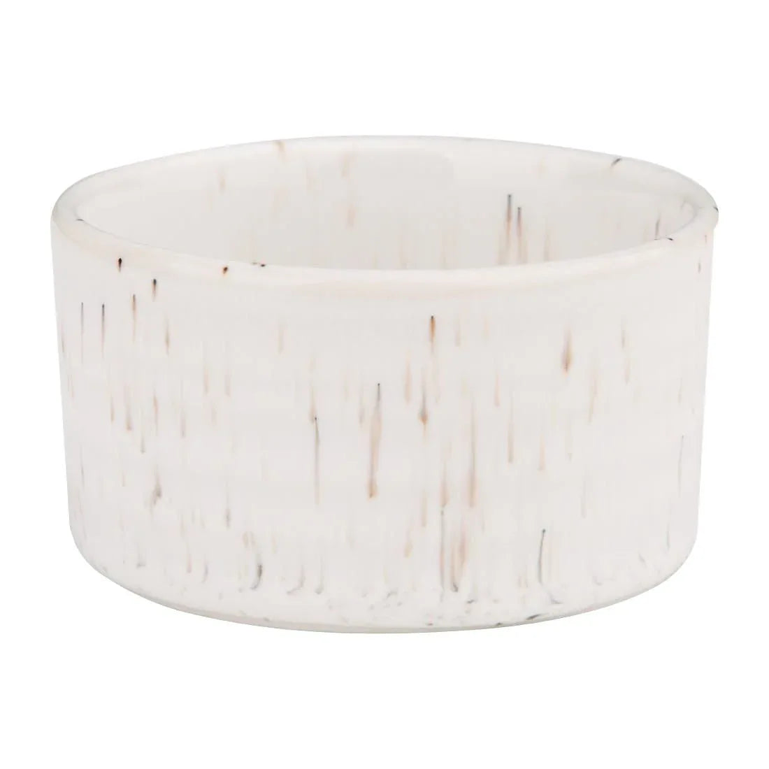 FD905 Olympia Cavolo Dipping Dishes White Speckle 67mm (Pack of 12) - JD Catering Equipment Solutions Ltd