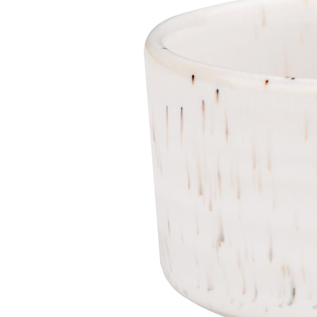 FD905 Olympia Cavolo Dipping Dishes White Speckle 67mm (Pack of 12) JD Catering Equipment Solutions Ltd