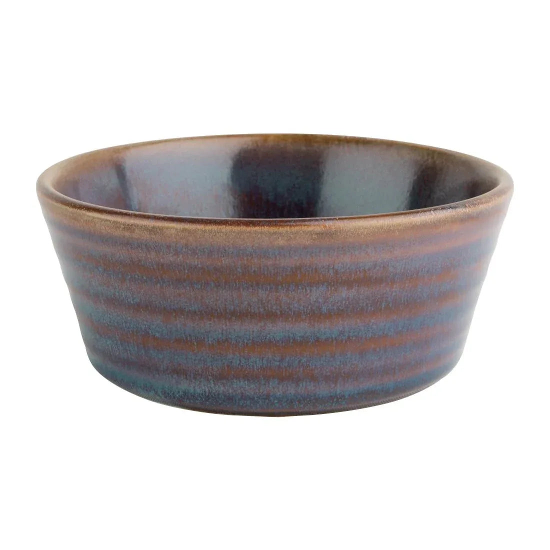 FD912 Olympia Cavolo Flat Round Bowls Iridescent 143mm (Pack of 6) - JD Catering Equipment Solutions Ltd