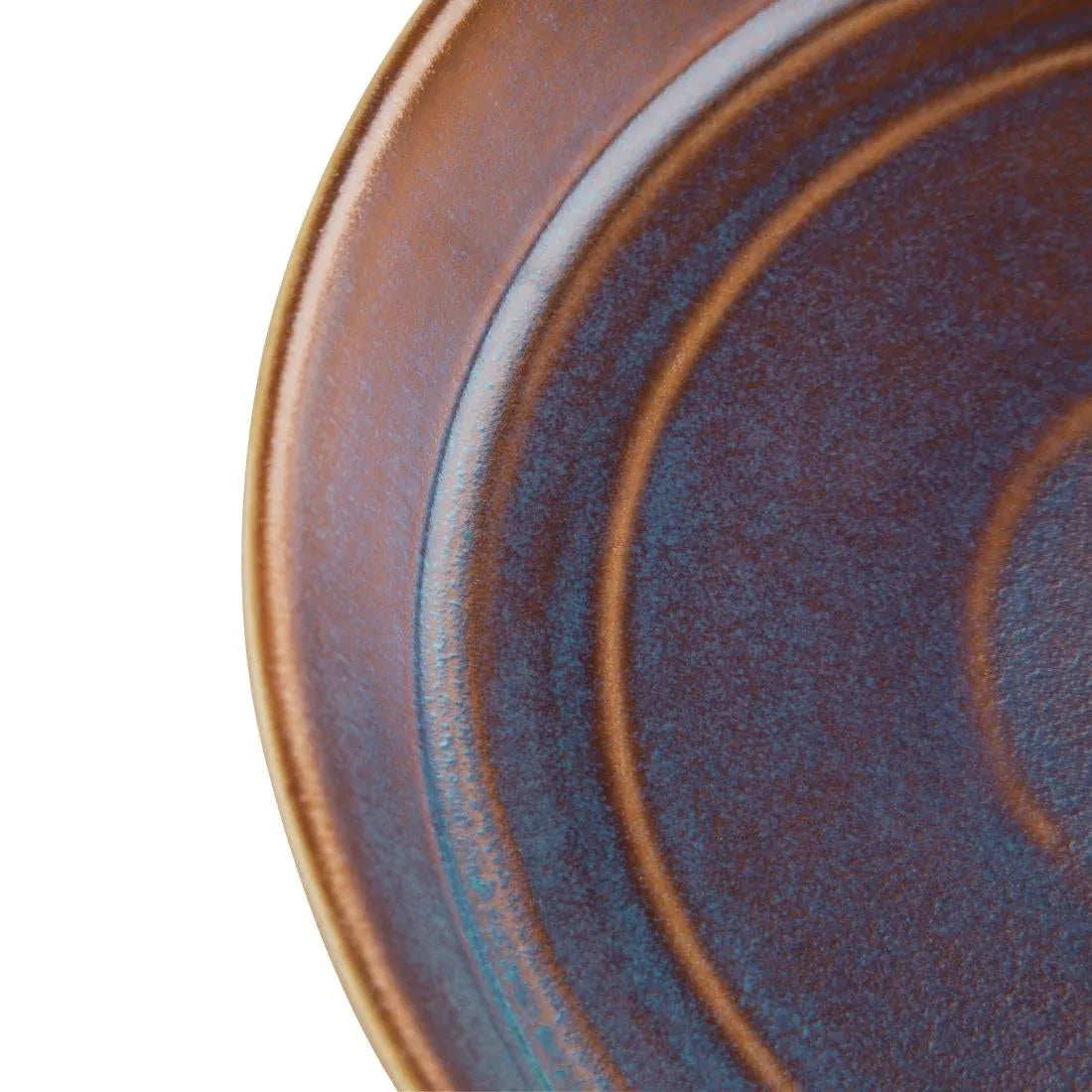 FD913 Olympia Cavolo Iridescent Flat Round Bowls 220mm (Pack of 4) - JD Catering Equipment Solutions Ltd