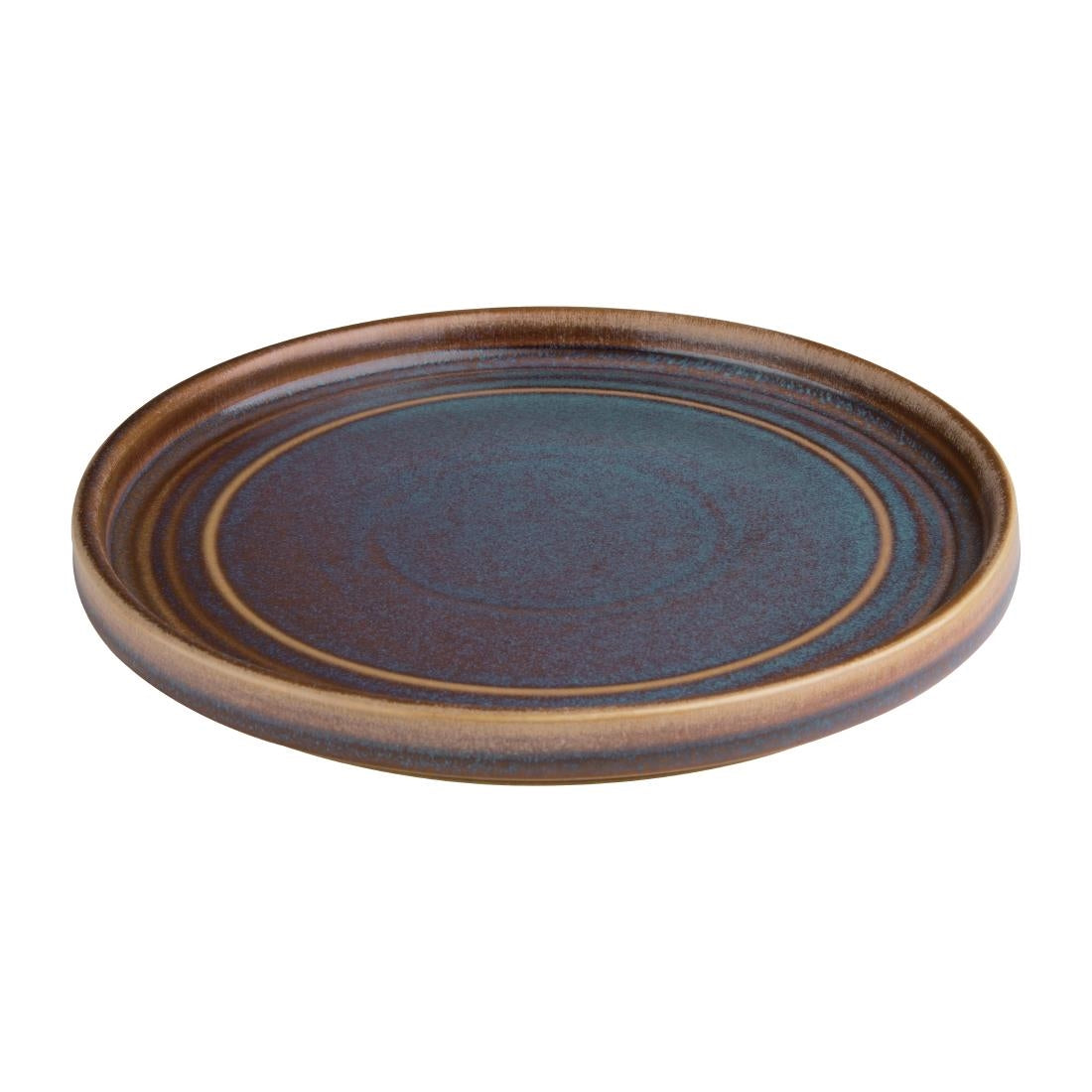 FD914 Olympia Cavolo Flat Round Plates Iridescent 180mm (Pack of 6) JD Catering Equipment Solutions Ltd