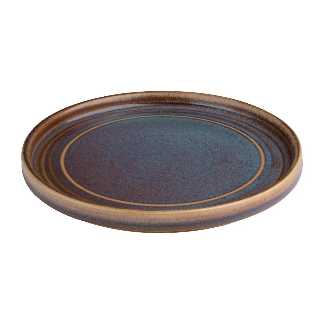 FD914 Olympia Cavolo Flat Round Plates Iridescent 180mm (Pack of 6) JD Catering Equipment Solutions Ltd