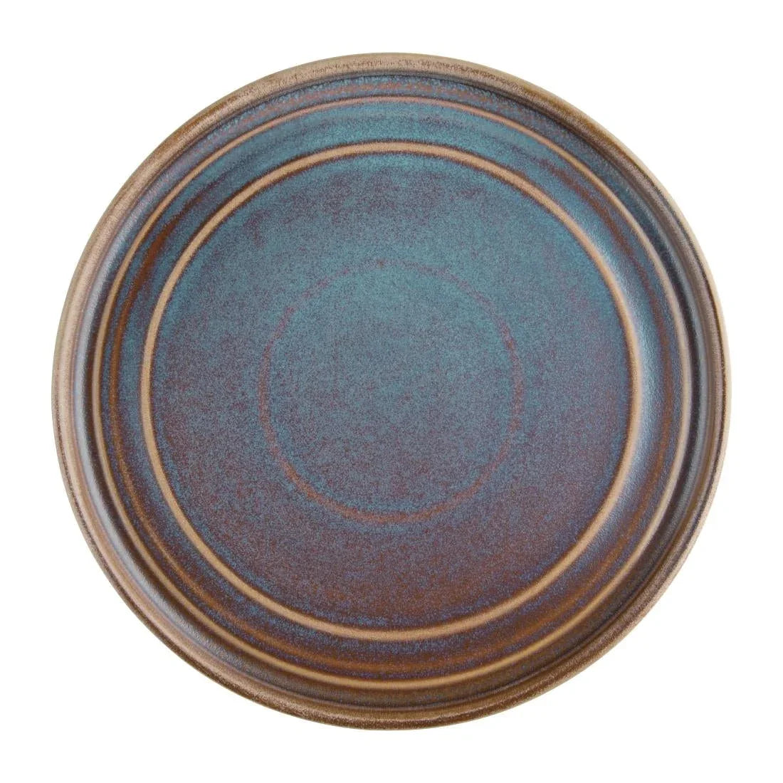 FD915 Olympia Cavolo Flat Round Plates Iridescent 220mm (Pack of 6) - JD Catering Equipment Solutions Ltd