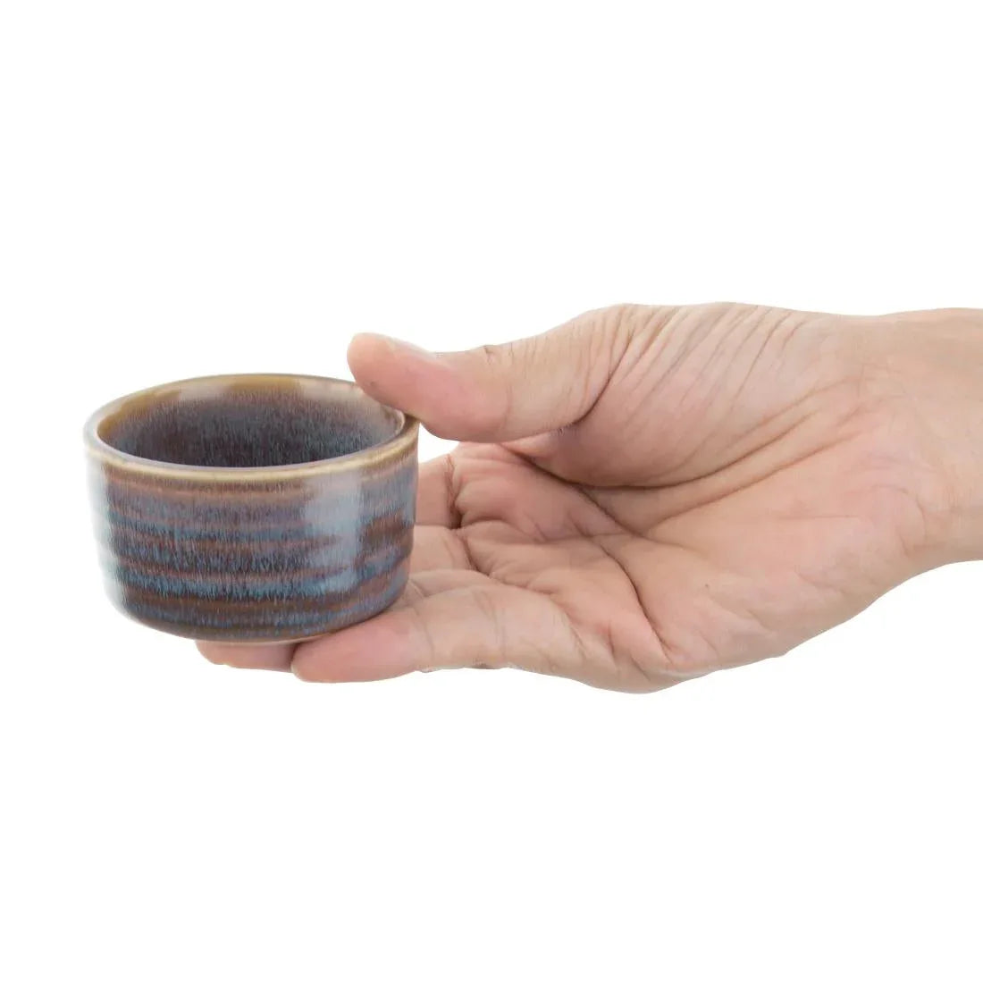FD917 Olympia Cavolo Dipping Dishes Iridescent 67mm (Pack of 12) - JD Catering Equipment Solutions Ltd