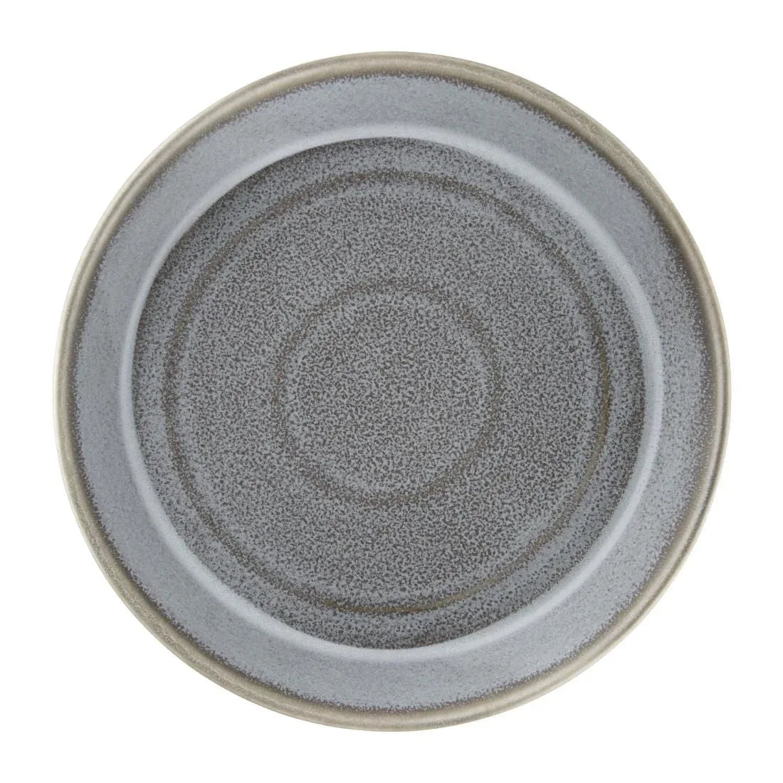 FD919 Olympia Cavolo Charcoal Dusk Flat Round Bowls 220mm (Pack of 4) - JD Catering Equipment Solutions Ltd