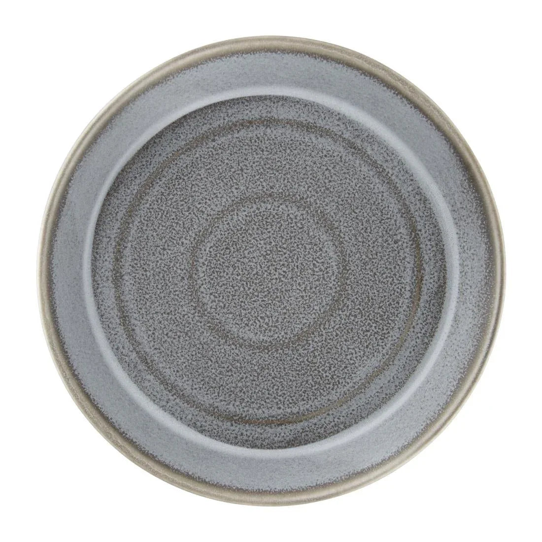 FD919 Olympia Cavolo Charcoal Dusk Flat Round Bowls 220mm (Pack of 4) - JD Catering Equipment Solutions Ltd