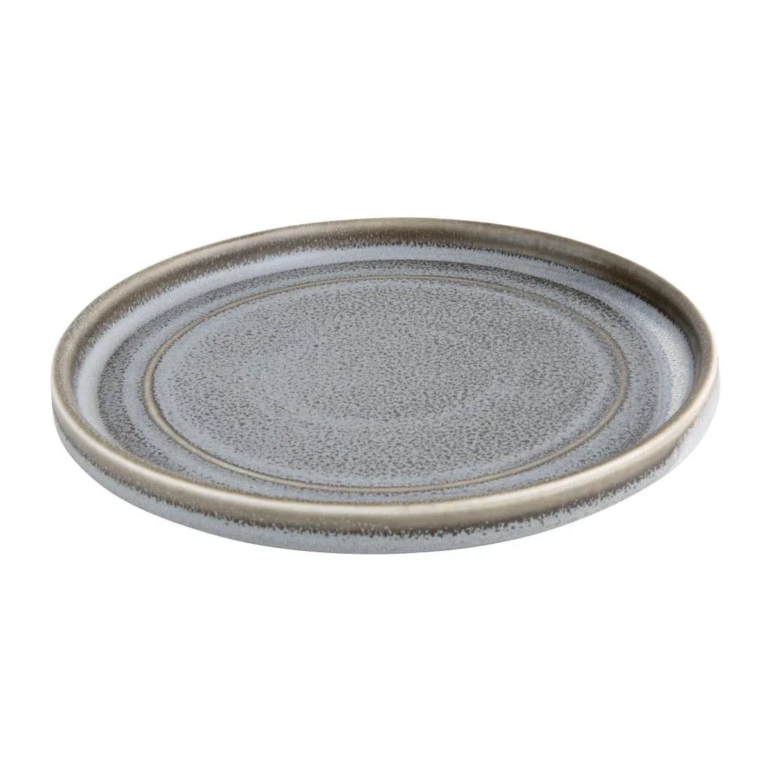 FD920 Olympia Cavolo Flat Round Plates Charcoal Dusk 180mm (Pack of 6) - JD Catering Equipment Solutions Ltd