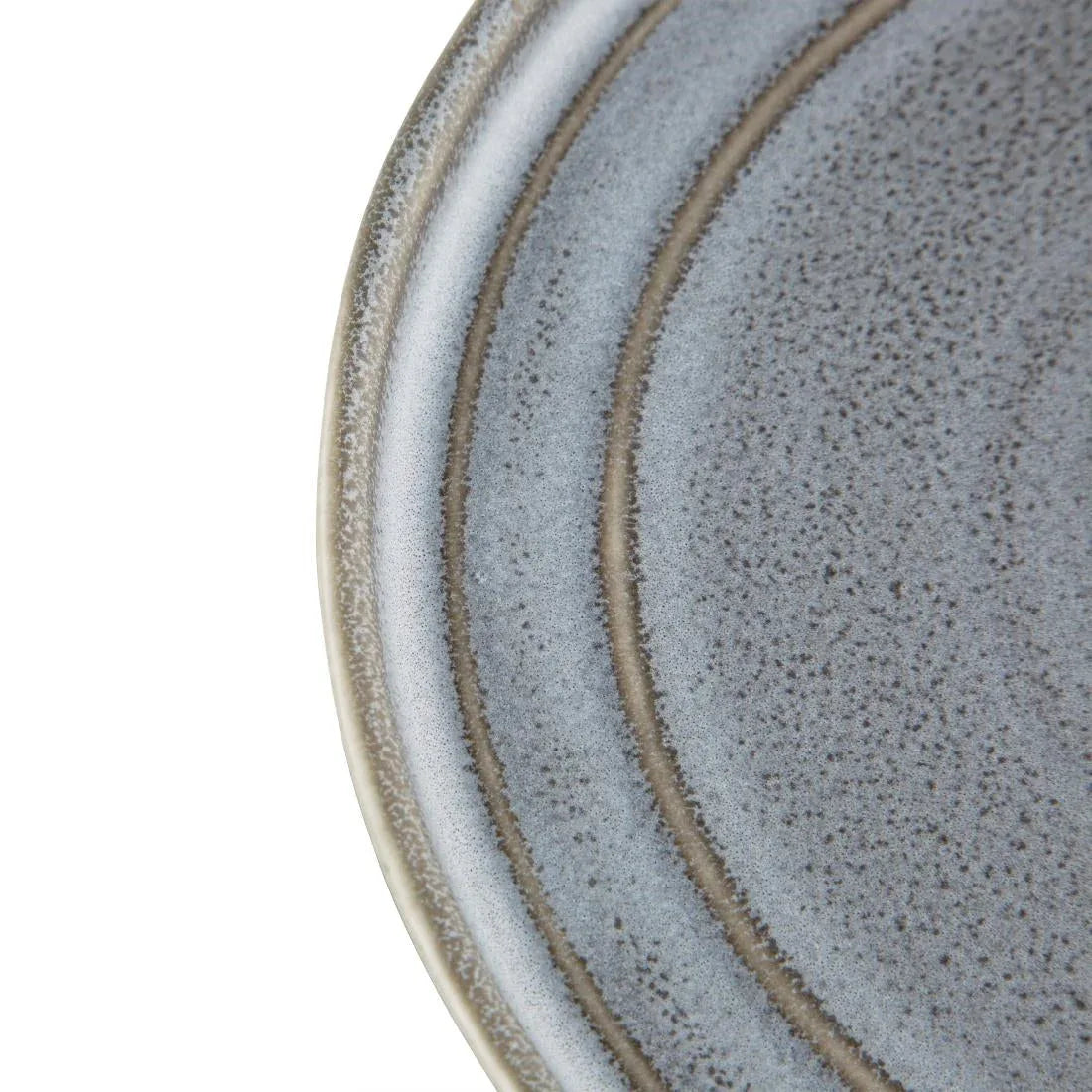 FD920 Olympia Cavolo Flat Round Plates Charcoal Dusk 180mm (Pack of 6) - JD Catering Equipment Solutions Ltd