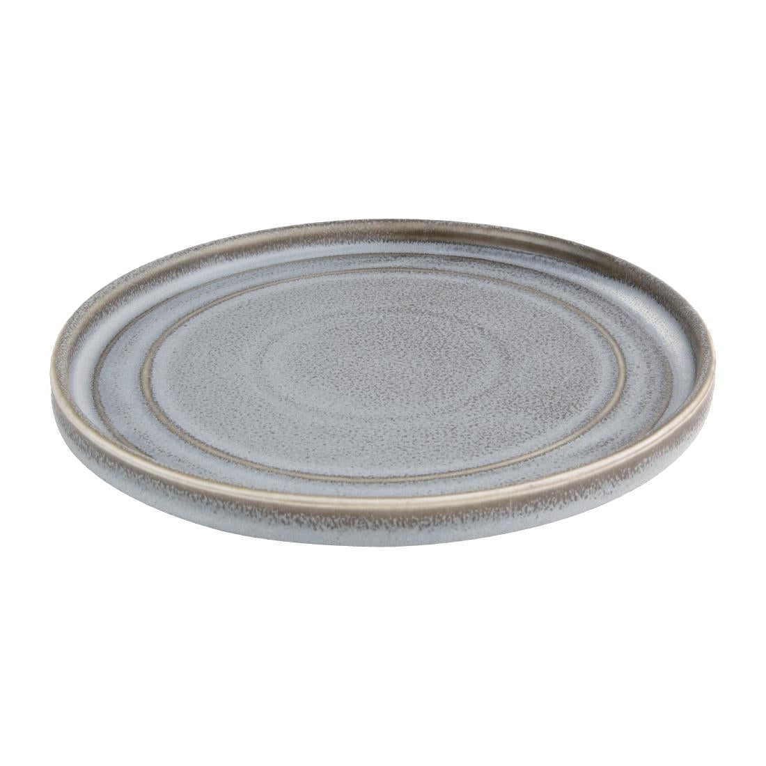 FD921 Olympia Cavolo Charcoal Dusk Flat Round Plates 220mm (Pack of 6) JD Catering Equipment Solutions Ltd