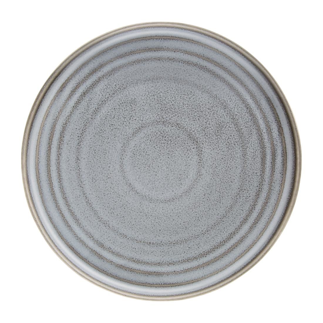 FD922 Olympia Cavolo Charcoal Dusk Flat Round Plates 270mm (Pack of 4) JD Catering Equipment Solutions Ltd