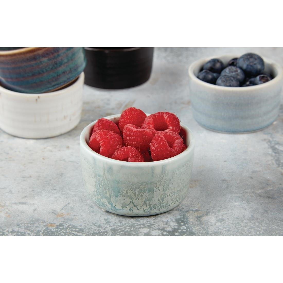 FD924 Olympia Cavolo Dipping Dishes Spring Green 67mm (Pack of 12) JD Catering Equipment Solutions Ltd