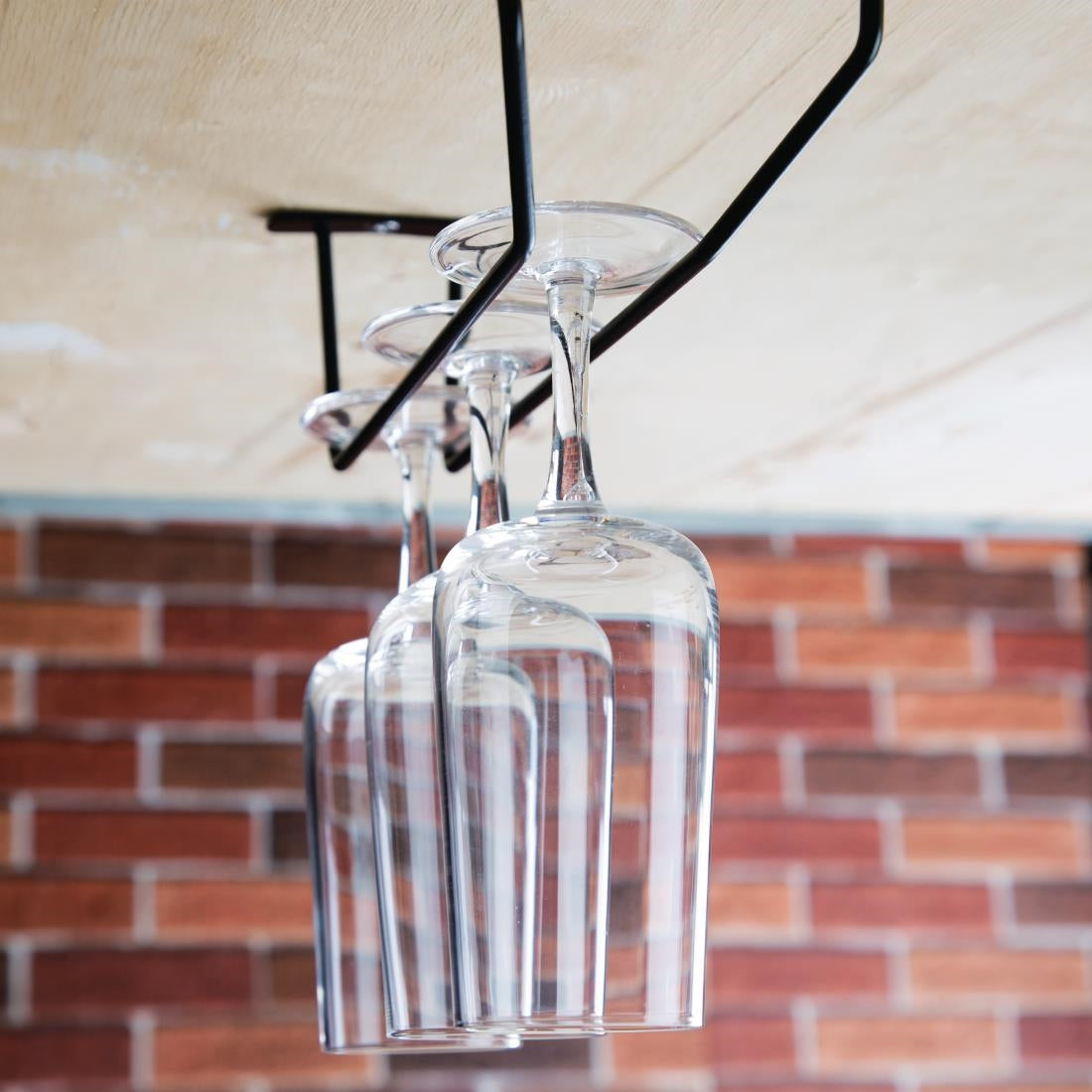 FD987 Olympia Wine Glass Rack Black 255mm JD Catering Equipment Solutions Ltd