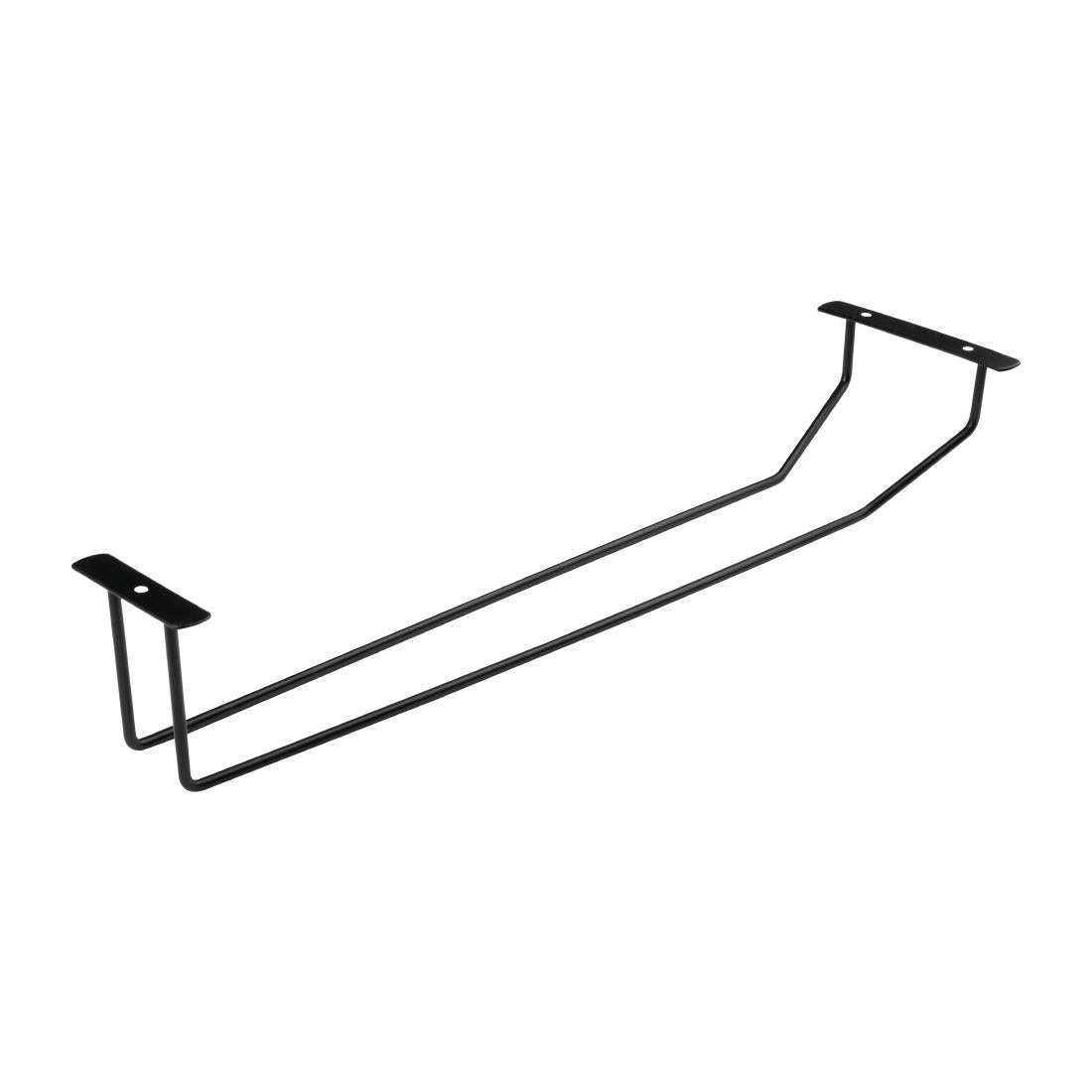 FD988 Olympia Wine Glass Rack Black 406mm JD Catering Equipment Solutions Ltd