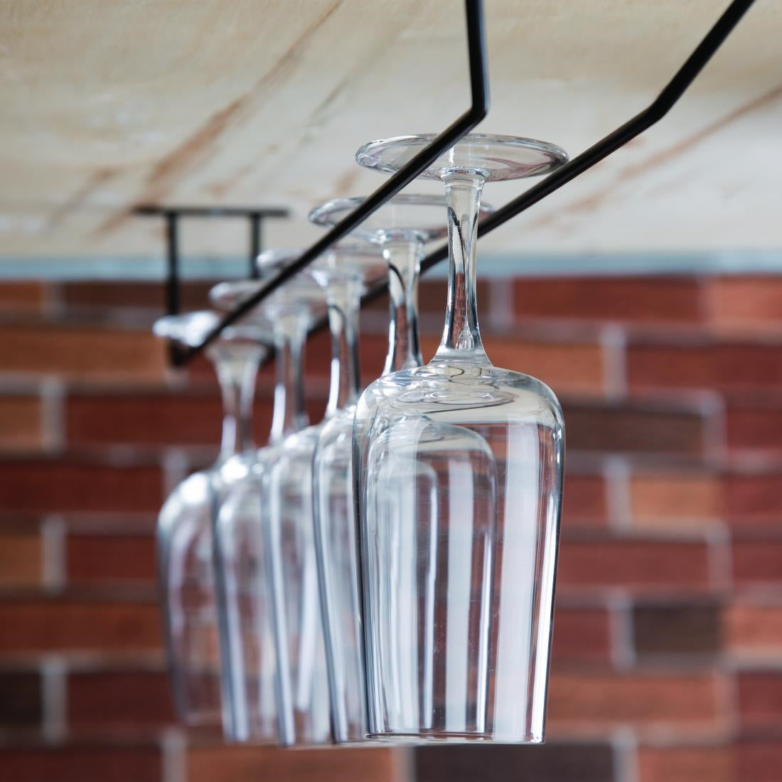 FD989 Olympia Wine Glass Rack Black 610mm JD Catering Equipment Solutions Ltd