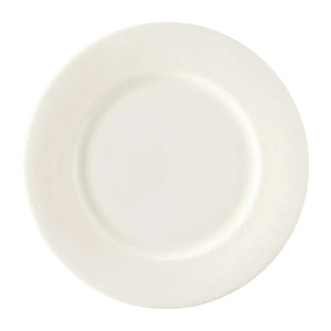 FE041 Royal Crown Derby Bark White Flat Rim Plate 215mm (Pack of 6) - JD Catering Equipment Solutions Ltd