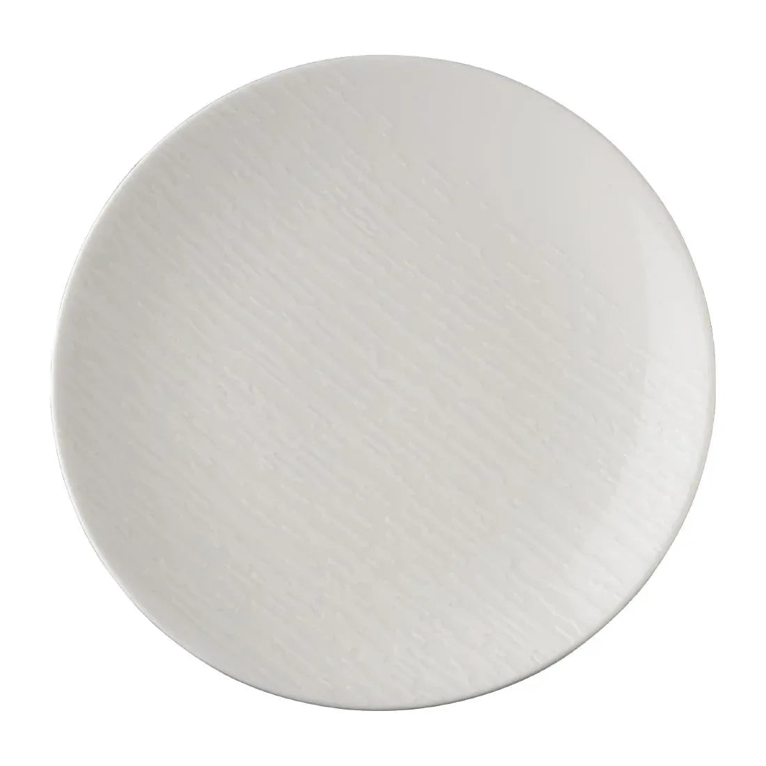 FE042 Royal Crown Derby Bark White Coupe Plate 165mm (Pack of 6) - JD Catering Equipment Solutions Ltd