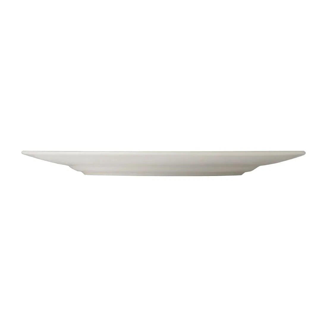 FE048 Royal Crown Derby Effervesce White Flat Rim Plate 215mm (Pack of 6) - JD Catering Equipment Solutions Ltd