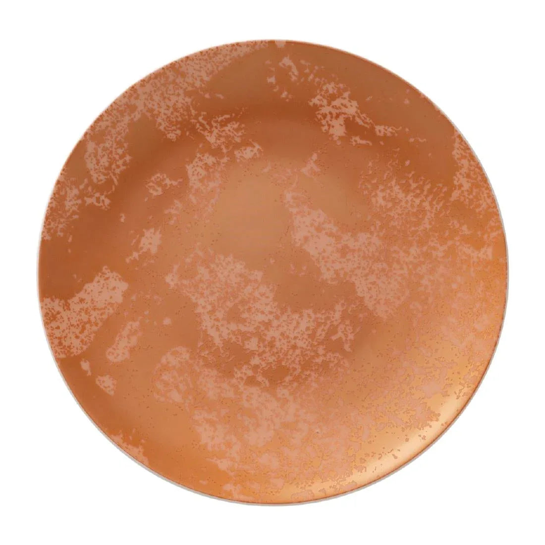 FE107 Royal Crown Derby Crushed Velvet Copper Coupe Plate 164mm (Pack of 6) - JD Catering Equipment Solutions Ltd